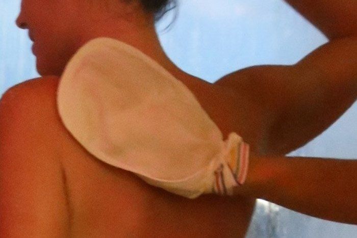 Dampfbad-Peeling